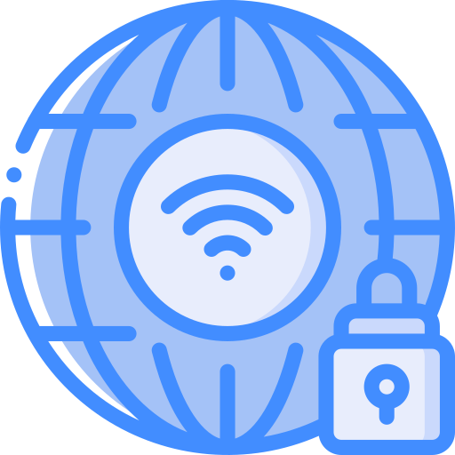 internet Basic Miscellany Blue icona