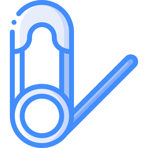 perno de seguridad Basic Miscellany Blue icono