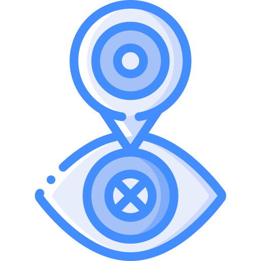 Eye Basic Miscellany Blue icon