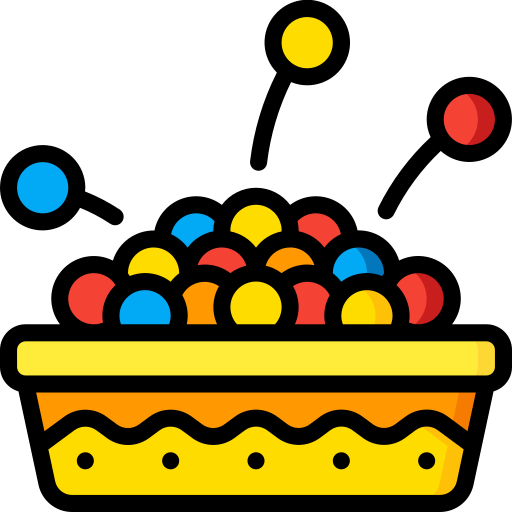 Ball pit Basic Miscellany Lineal Color icon