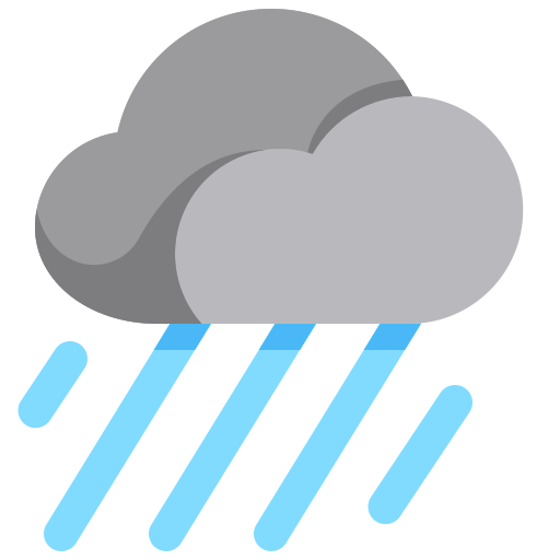 lluvioso Justicon Flat icono
