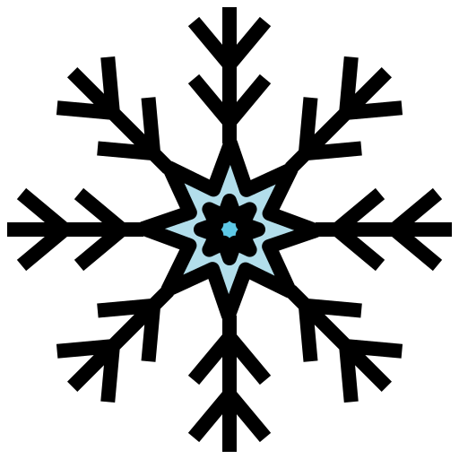Snowflake Justicon Lineal Color icon