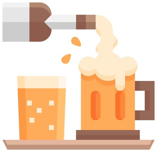 ビール Justicon Flat icon