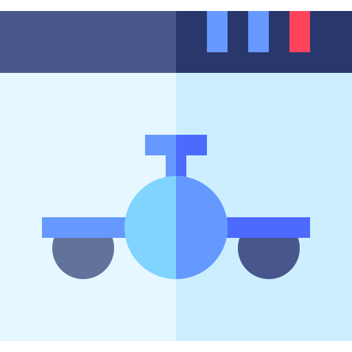 飛行機 Basic Straight Flat icon