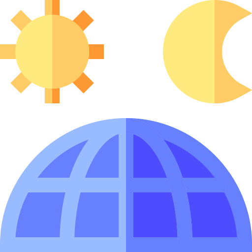 global Basic Straight Flat icono