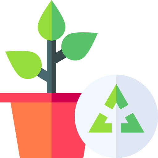 Recycling Basic Straight Flat icon