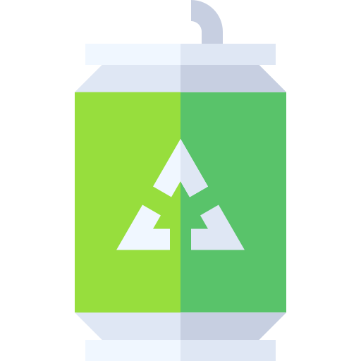 Recycle can Basic Straight Flat icon