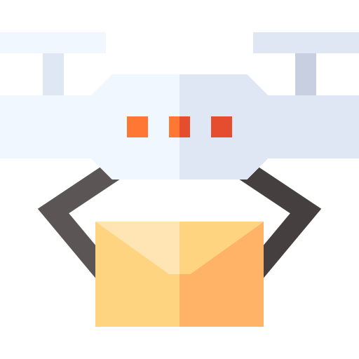 Postal Basic Straight Flat icon