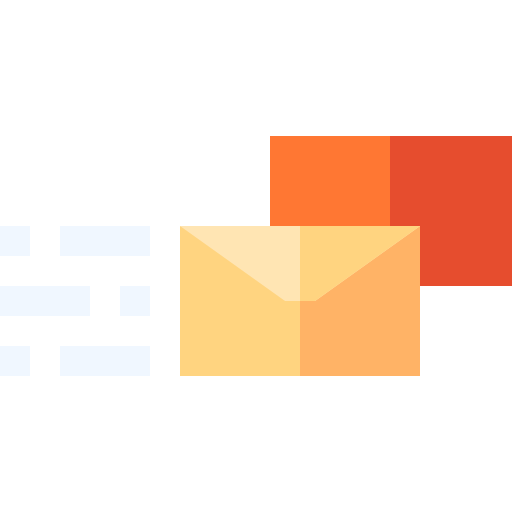 Express mail Basic Straight Flat icon