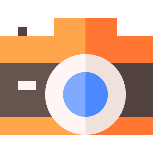 cámara Basic Straight Flat icono