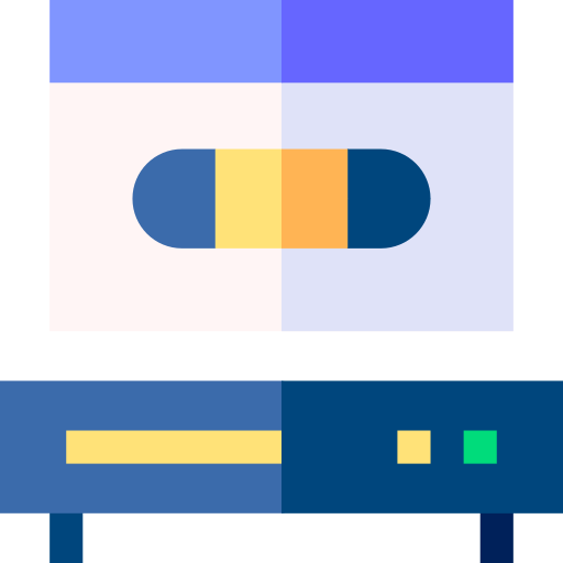 Vhs tape Basic Straight Flat icon