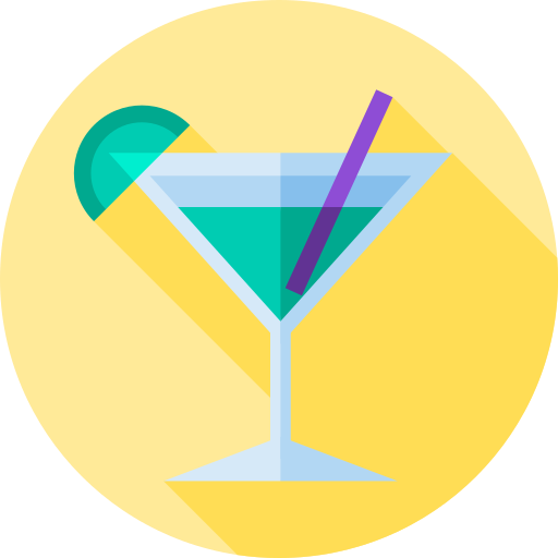 Drink Flat Circular Flat icon