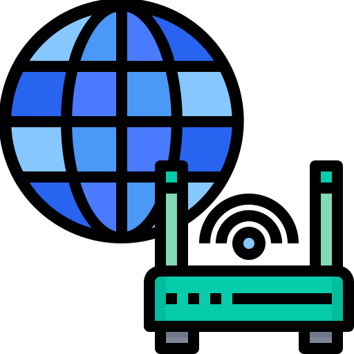 routera Justicon Lineal Color ikona