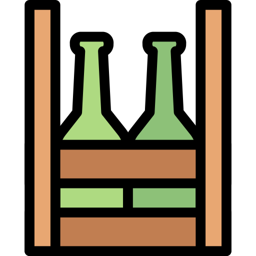 caja de cerveza Generic Outline Color icono