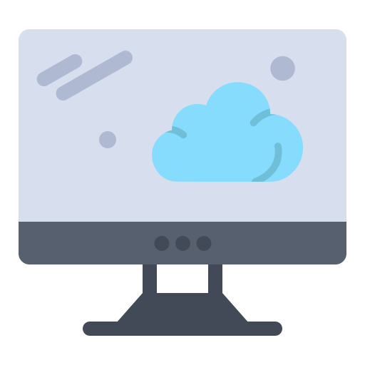 cloud opslag Flatart Icons Flat icoon