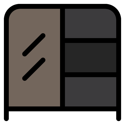 ワードローブ Flatart Icons Lineal Color icon