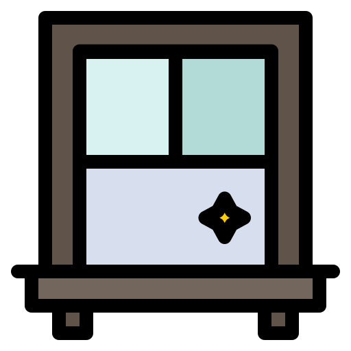 Window Flatart Icons Lineal Color icon