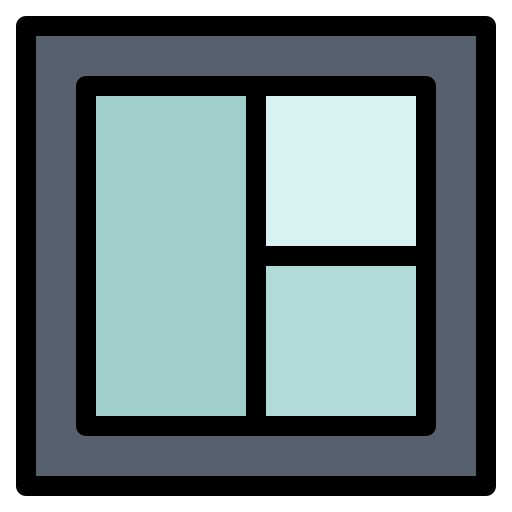 okno Flatart Icons Lineal Color ikona