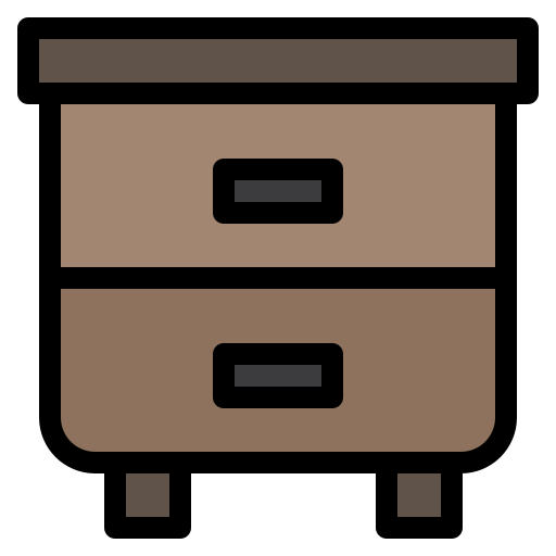 Drawer Flatart Icons Lineal Color icon