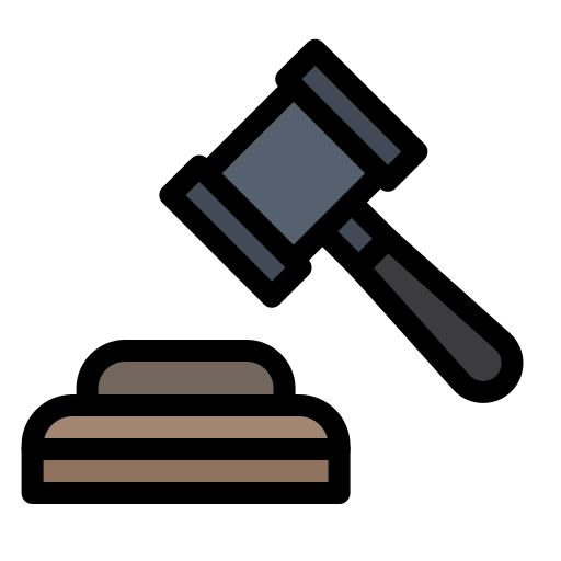 Judge Flatart Icons Lineal Color icon