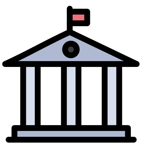은행 Flatart Icons Lineal Color icon