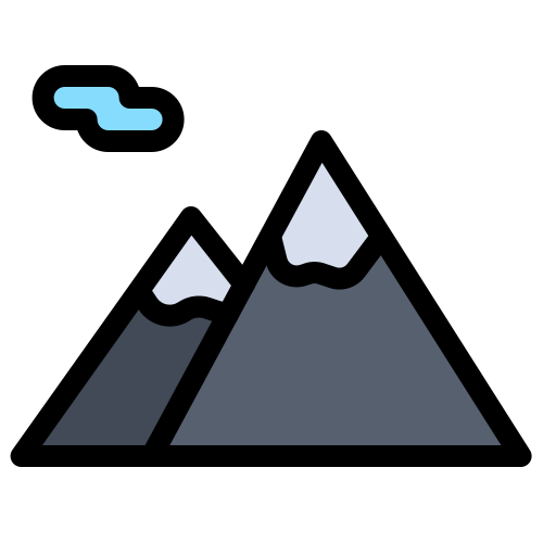 Гора Flatart Icons Lineal Color иконка