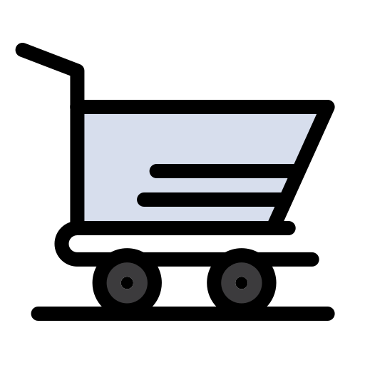 Cart Flatart Icons Lineal Color icon