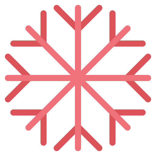 płatek śniegu Flatart Icons Flat ikona