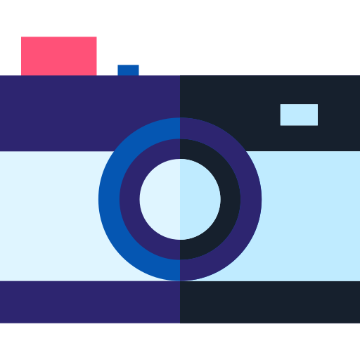 カメラ Basic Straight Flat icon