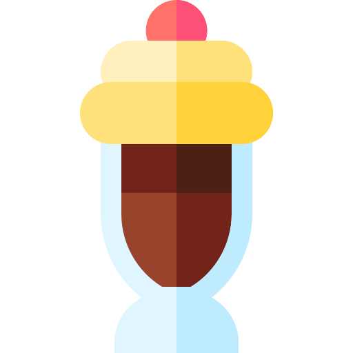 milkshake Basic Straight Flat icoon