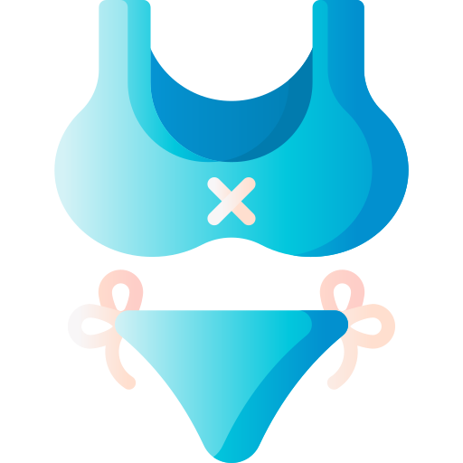 bikini 3D Basic Gradient Icône