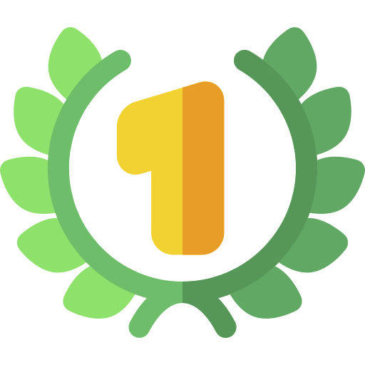 nummer eins Basic Rounded Flat icon