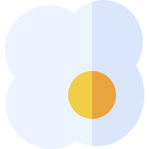 目玉焼き Basic Straight Flat icon