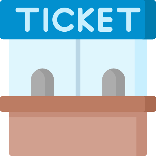 Ticket window Special Flat icon