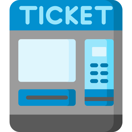 Ticket machine Special Flat icon