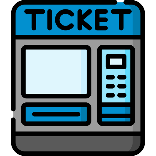 Автомат по продаже билетов Special Lineal color иконка