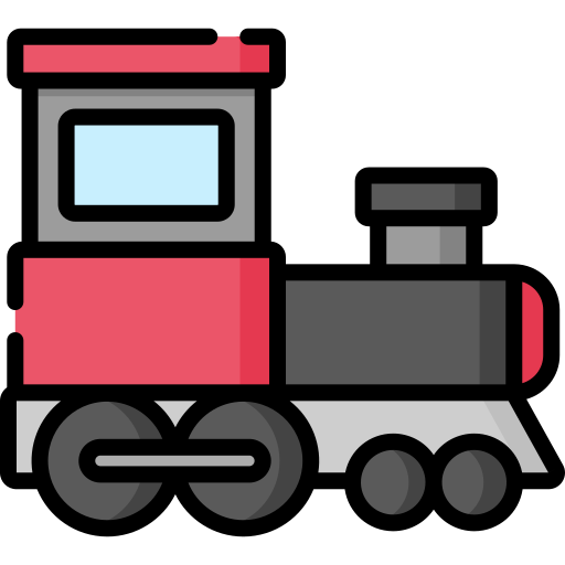 Locomotive Special Lineal color icon