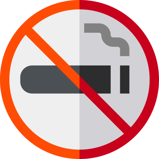 No smoking Basic Straight Flat icon