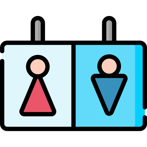 Toilet signs Special Lineal color icon