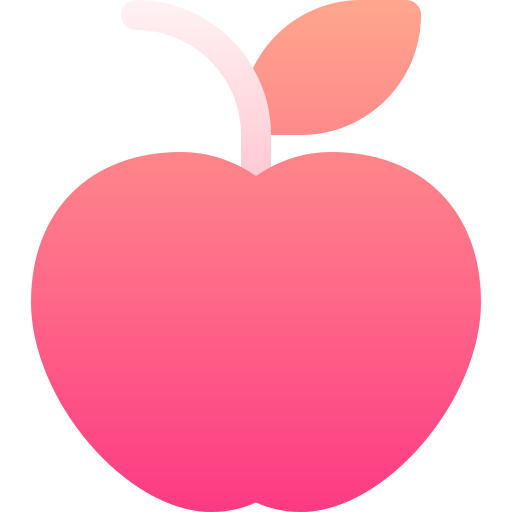 jabłko Basic Gradient Gradient ikona