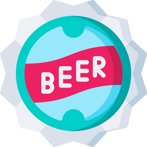 bier dop Special Flat icoon