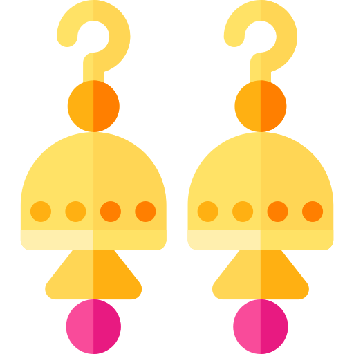 Earrings Basic Rounded Flat icon