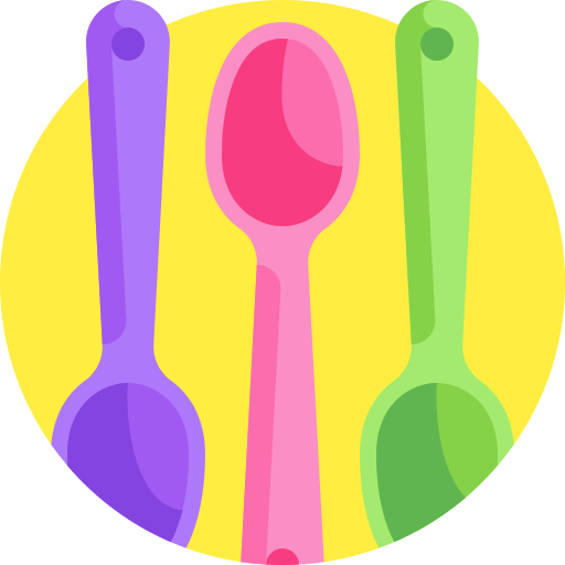 Spoons Detailed Flat Circular Flat icon