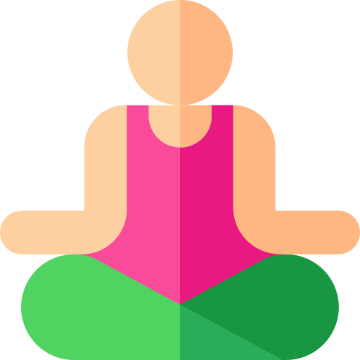 yoga Basic Rounded Flat icon