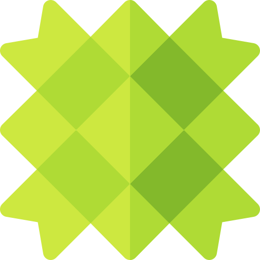 ketupat Basic Rounded Flat icona