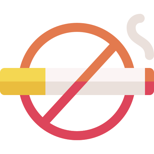 No smoking Basic Rounded Flat icon