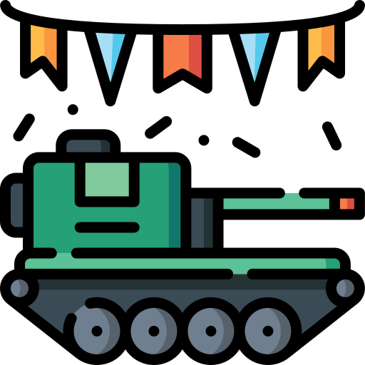 Military parade Special Lineal color icon
