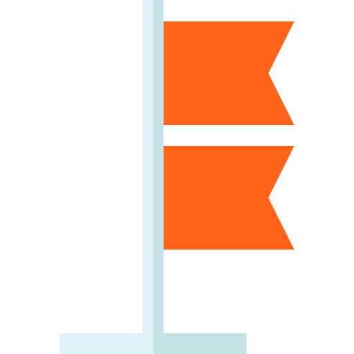 banderas Basic Straight Flat icono