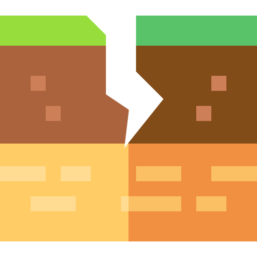 geologiczny Basic Straight Flat ikona