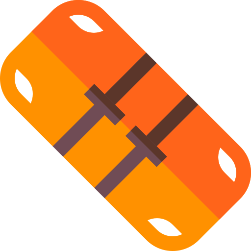 Spinal board Basic Straight Flat icon